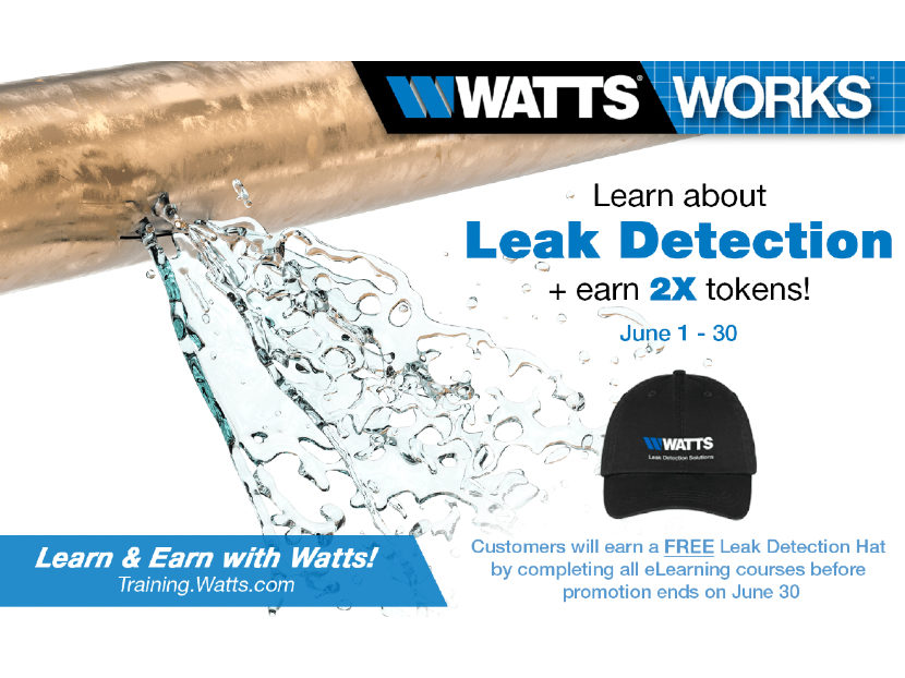 Watts Launches Leak Detection Training Promotion