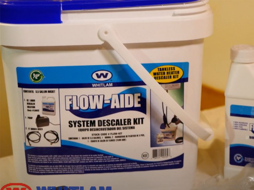 JC Whitlam Flow Aide Biodegradable System Descaler Kit phcppros