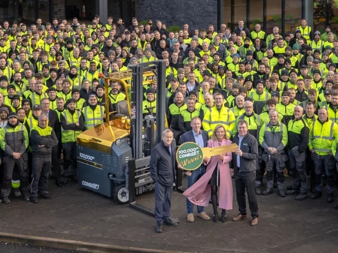 Combilift’s 100,000th Forklift Raises €100,000 for Children’s Charity.jpg