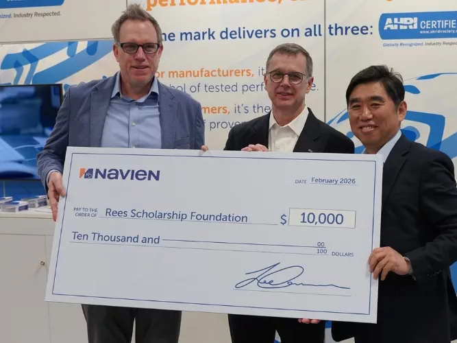 Navien Donates to AHRI Rees Scholarship Foundation.jpg