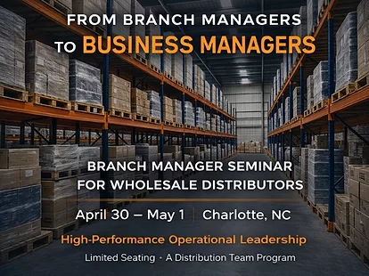 The distribution team to host from branch manager to business manager masterclass in charlotte n.c.