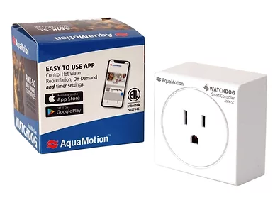 Aquamotion hot water recirculation controls 