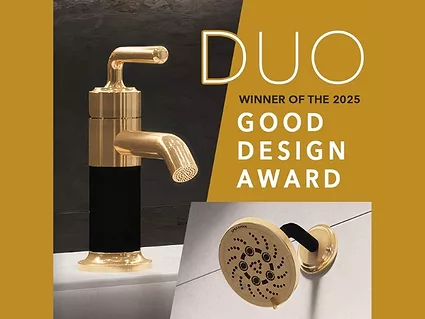 Speakman duo faucet collection wins 2025 good design award