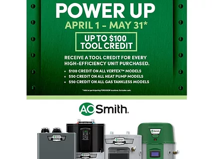 A. o. smith kicks off spring promotion with participating wholesale partners
