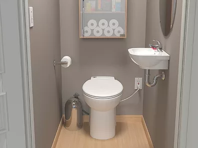 Sanicompact macerating toilet