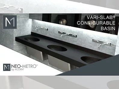 Neometro vari slab configurable sink