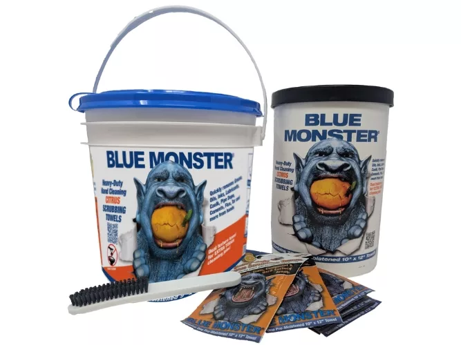 Mill-Rose Blue Monster Citrus Towels