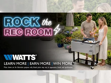 Watts launches q2 learn  win sweepstakes rock the rec room 