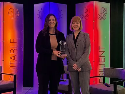 Viega north america ceo marki huston receives regional economic development champion award