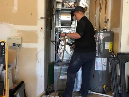 Her heating  cooling achieves national womens business enterprise certification new