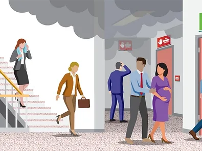 New ai model shows how to evacuate for fires one safe step at a time