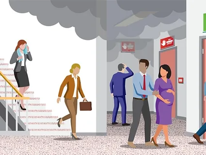 New ai model shows how to evacuate for fires one safe step at a time