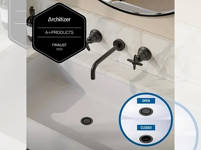 Dearborn universal pop down sink drain named top five finalist in global design awards