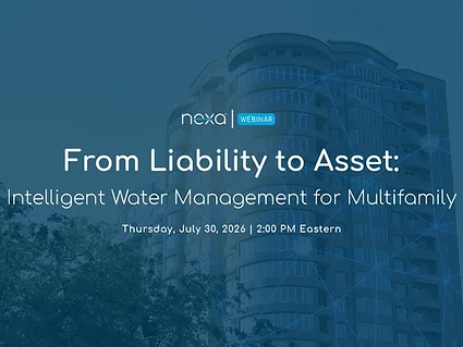Nexa to host webinar on intelligent water management for multifamily properties