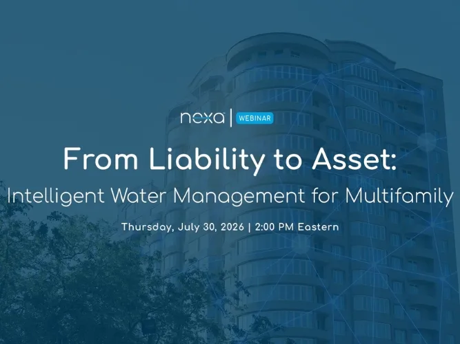Nexa to Host Webinar on Intelligent Water Management for Multifamily Properties.jpg