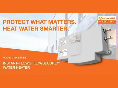 Chronomite instant flow flowsecure cmx series water heater
