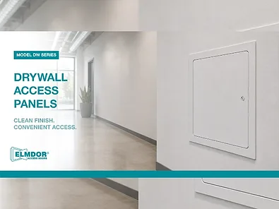 Elmdor dw series drywall access panels