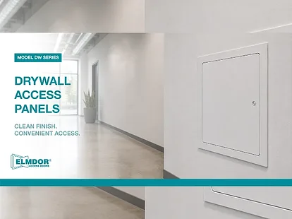 Elmdor dw series drywall access panels