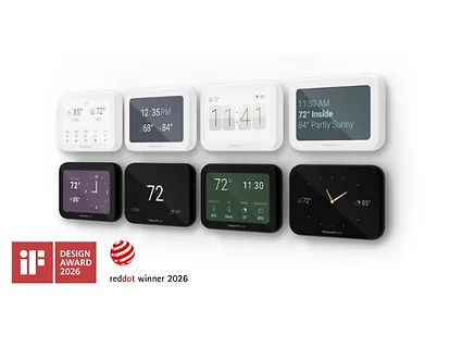 Honeywell home elitepro smart thermostat earns prestigious international design awards