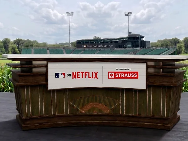 STRAUSS Named Presenting Sponsor of Netflix MLB at Field of Dreams Coverage 2.jpg