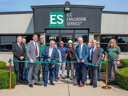 Next generation icc es testing laboratory unveiled in support of building product innovation