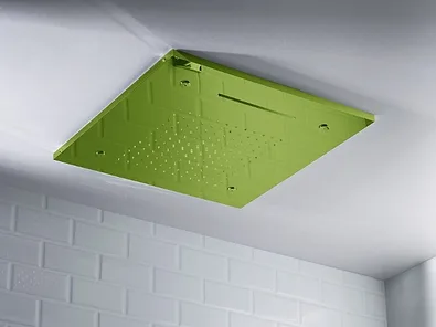 Flusso cascade 20 inch stainless steel flush mount rainhead