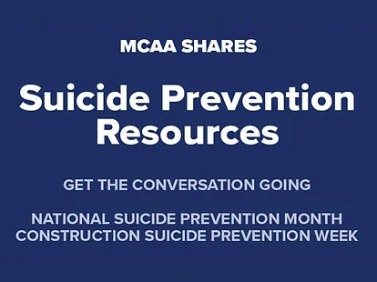 From awareness to action mcaa supports suicide prevention across the mechanical construction industry