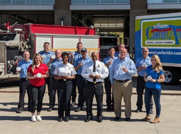 Williams Comfort Air and Mr. Plumber Donate Carbon Monoxide Detectors to Indianapolis Fire Department Amid Shortage.jpg