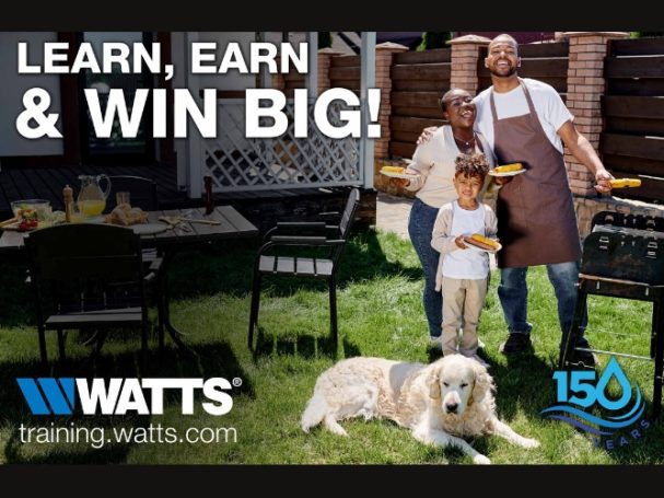 Watts celebrates q1 sweepstakes winners and announces q2 backyard oasis prizes