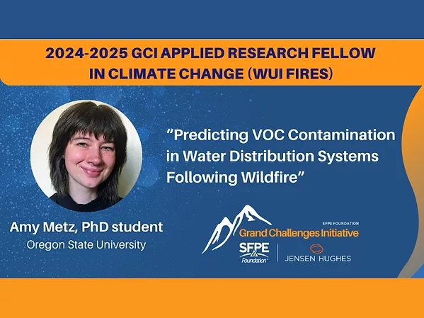 SFPE Foundation Announces 2024-2025 GCI Applied Research Fellow in Climate Change (WUI Fires).jpg