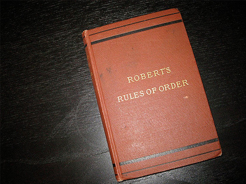 Robert's Rule of Order 