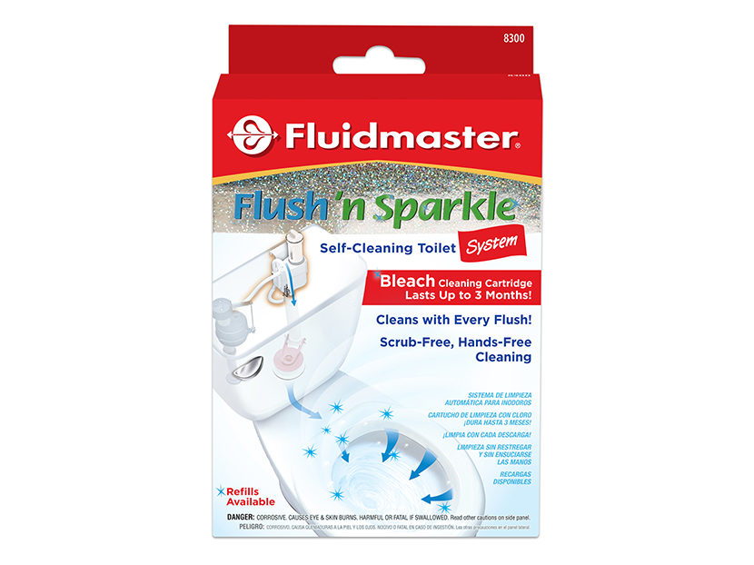 Fluidmaster Flush 'n Sparkle Self-Cleaning Toilet System