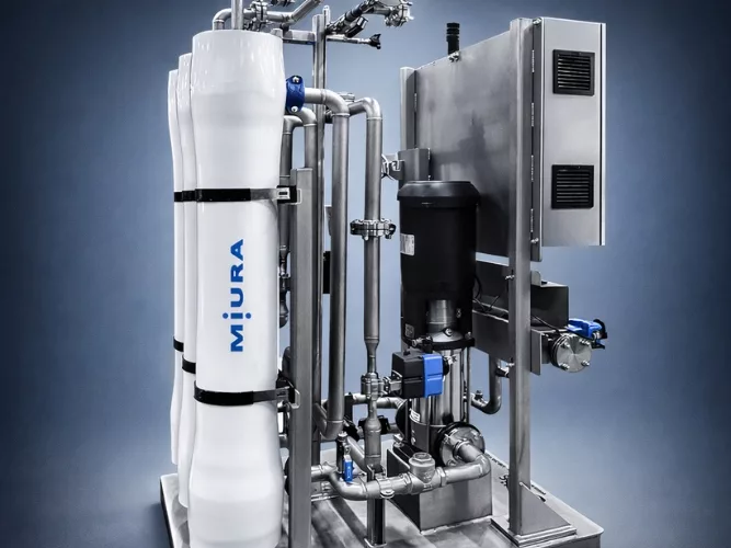 Miura Industrial Reverse Osmosis Systems for High-Purity Boiler Feedwater Treatment