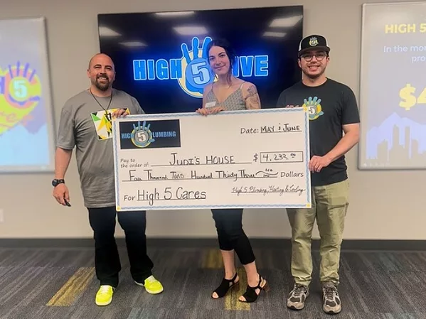 High 5 Plumbing, Heating & Cooling Surpasses $100,000 in Donations.jpg