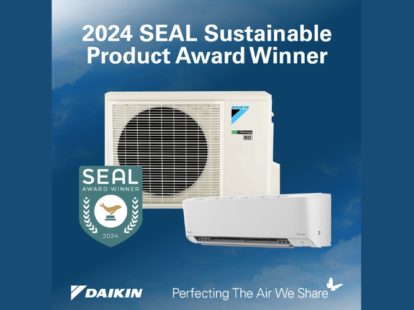 Daikin atmosphera with r 32 refrigerant wins 2024 seal sustainable product award