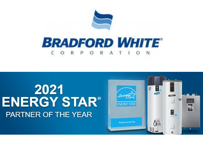 Bradford White Water Heaters Receives 2021 ENERGY STAR Partner of the Year Award