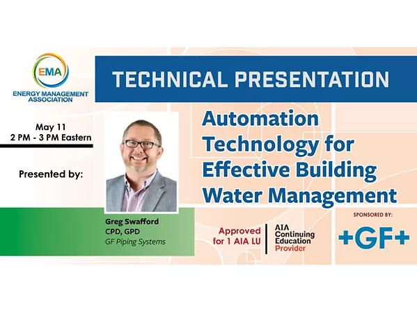 EMA and GF Piping Systems Team Up to Host Free AIA-Approved Webiner
