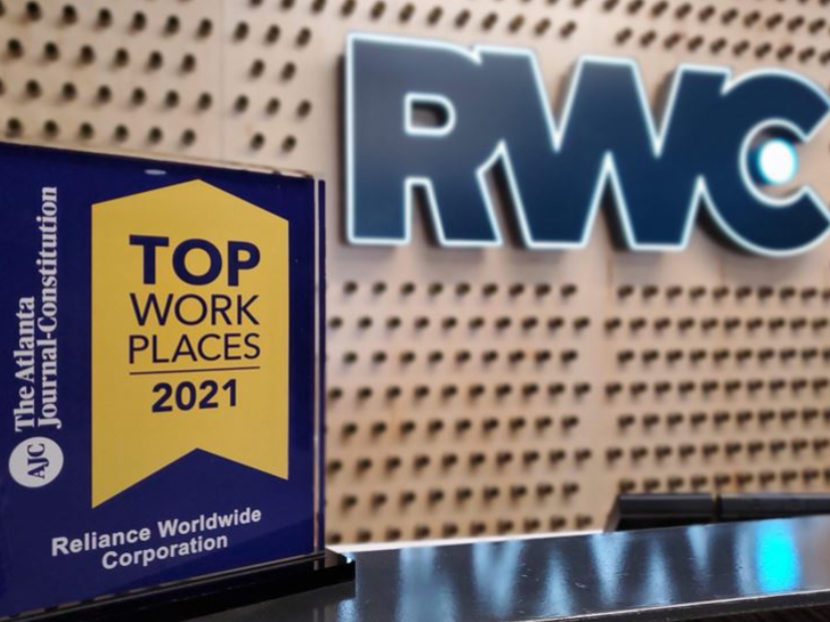 RWC Wins Metro Atlanta Top Workplaces of 2021 Award