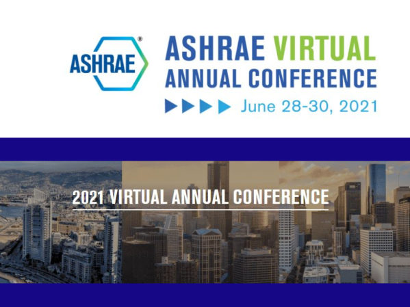 Registration Open for 2021 ASHRAE Virtual Annual Conference