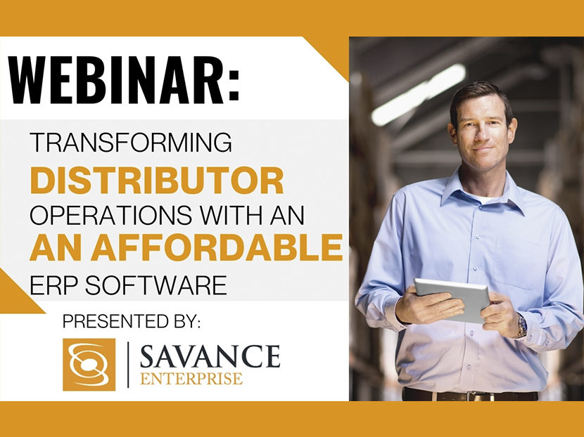 Savance Enterprise to Host Webinar: "Transforming Distributor Operations with an Affordable ERP Software"