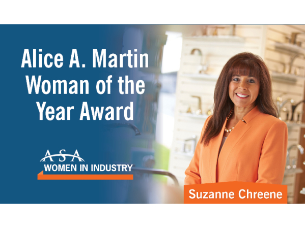 ASA Names Delta Faucet Senior Director of National Trade Sales Suzanne Chreene Alice A. Martin Woman of the Year