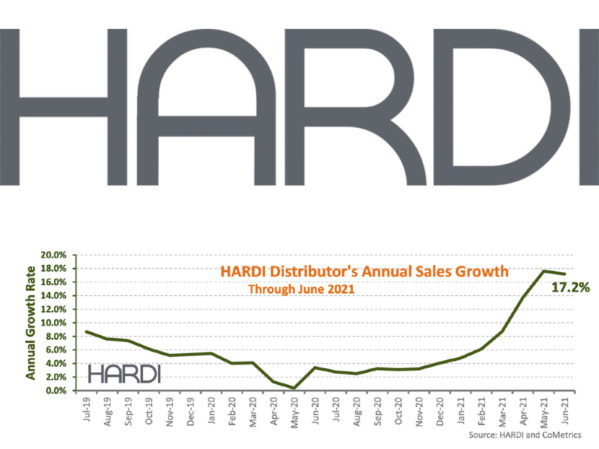 HARDI Distributors Report 22.1 Percent Revenue Increase in June