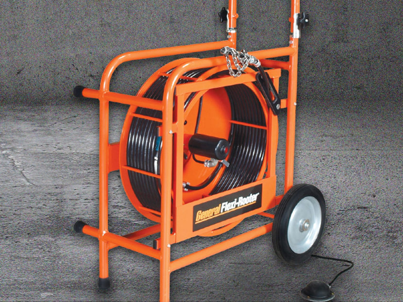 General Pipe Cleaners Flexi-Rooter Shaft Machine