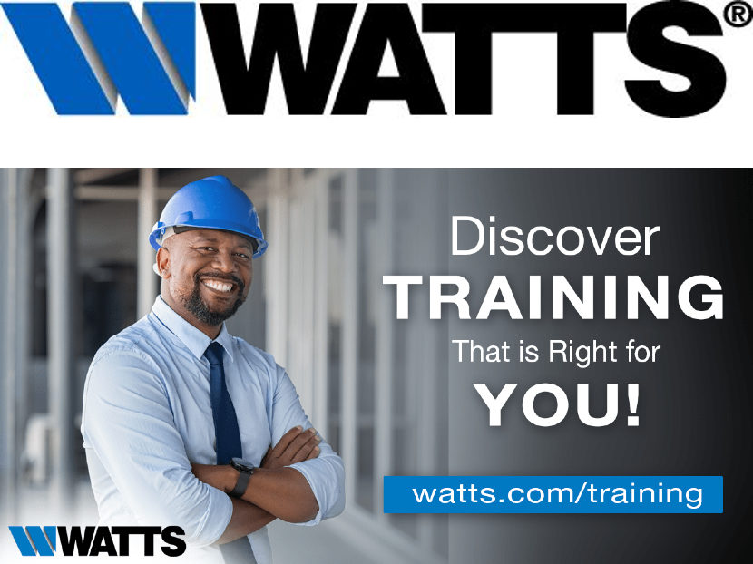 New Watts.com Content Spotlights Industry-Leading Training 2