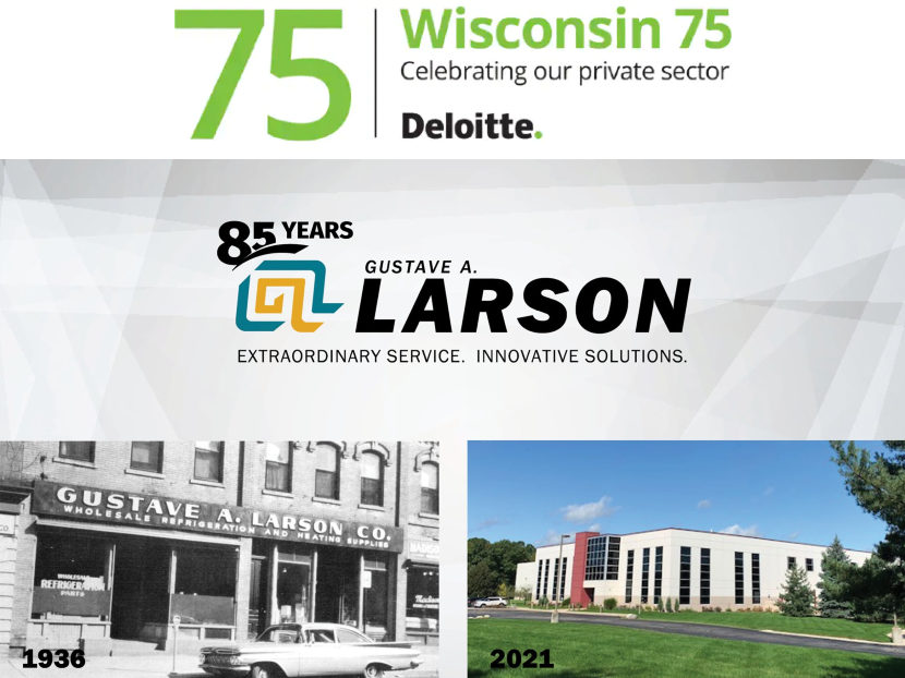 Gustave A. Larson Co. Ranks 63rd on Wisconsin 75 2