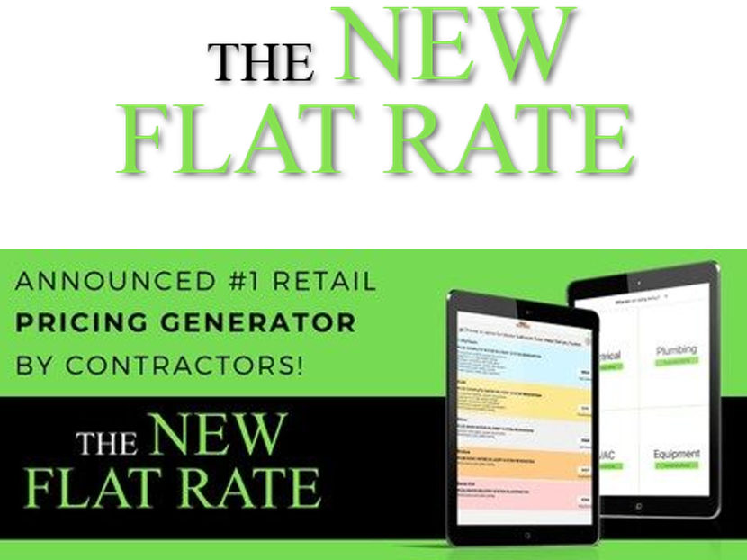 The New Flat Rate Named No. 1 Retail Pricing Generator by Contractors