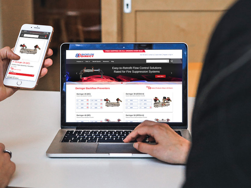 Backflow Direct Launches Updated eCommerce Store 