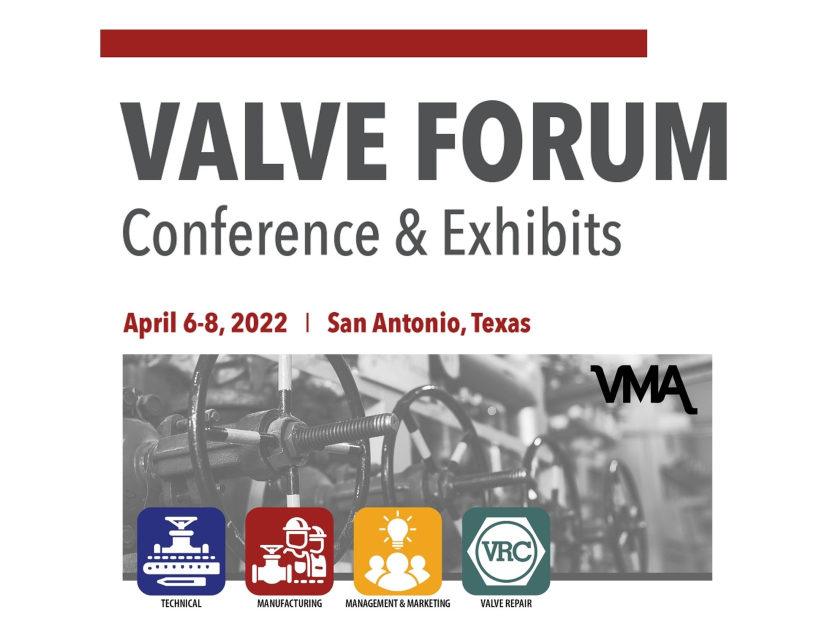 VMA Presents In-Person Valve Forum Conference & Exhibits