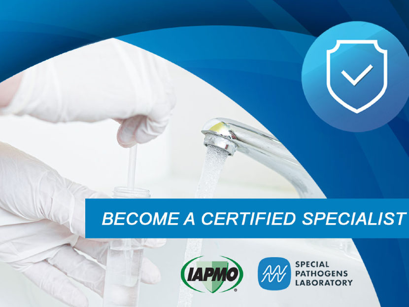Save Your Seat: Register for Legionella Water Safety and Management Specialist Training