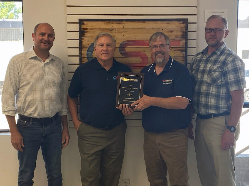 Leonard Valve Honors Contact Sales Co. with Annual Frederick C. Award